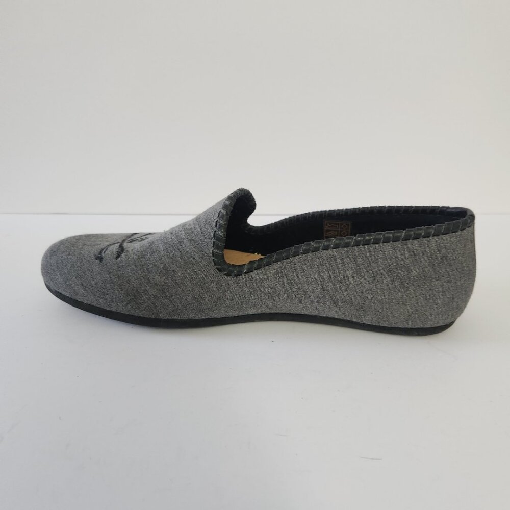 Jack Rogers Roy Skull Crossbones Gray Loafers 9.5 - Picture 5 of 8